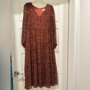 LOFT V-Neck Dress, Size 8
